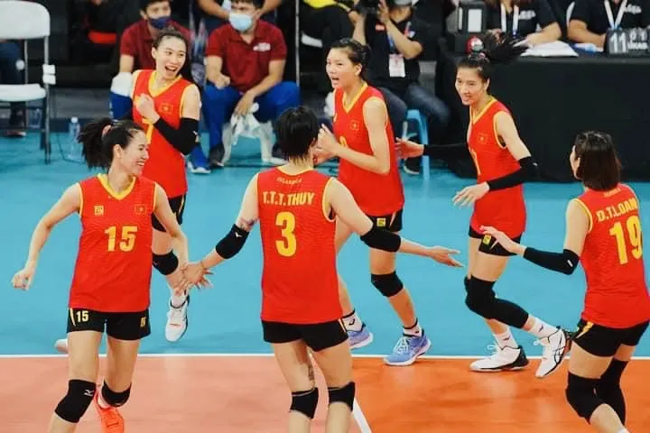 Cầu thủ nữ Việt Nam đã có chiến thắng tại ASEAN Grand Prix ở lượt đầu tiên. Ảnh: A.V.C