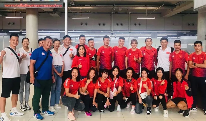 Các tuyển thủ đã kết thúc chương trình tập huấn tại Thái Lan và trở về Việt Nam. Ảnh: ĐK.VN