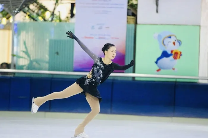 VĐV Trần Khánh Linh đã thi đấu tốt ở ngày cuối của giải. Ảnh: Q.THẮNG