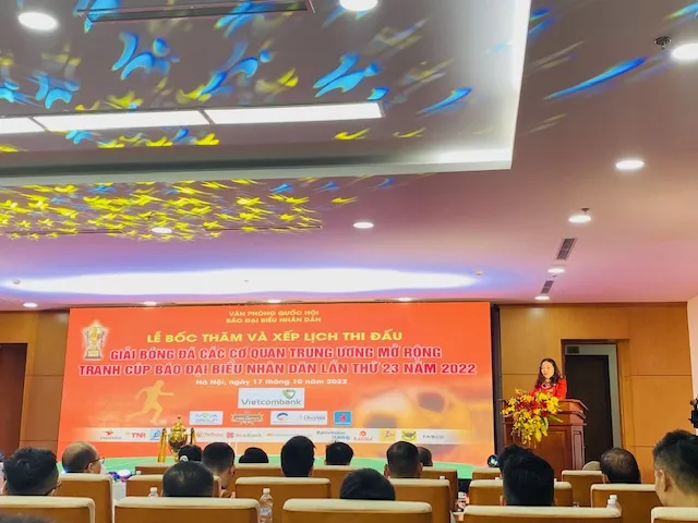 Ban tổ chức đã thông báo thông tin về giải đấu năm nay. Ảnh: MINH CHIẾN