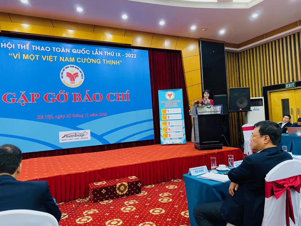 Đại hội thể thao toàn quốc lần 9-2022 có số người tham dự kỷ lục. Ảnh: MINH CHIẾN