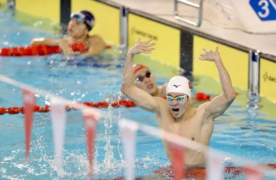 Hưng Nguyên đã có HCV cá nhân đầu tiên tại Đại hội thể thao toàn quốc năm nay. Ảnh: DŨNG PHƯƠNG