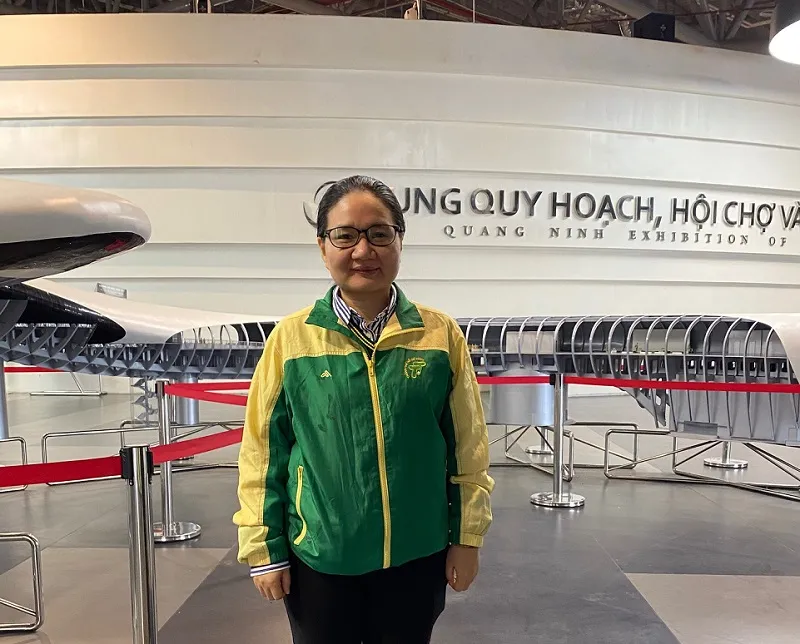 Kỳ thủ Bảo Trâm đã có tấm HCV cờ tiêu chuẩn nữ tại Đại hội thể thao toàn quốc. Ảnh: MINH CHIẾN