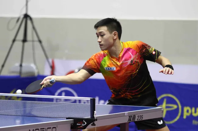 Anh Tú đã giành HCV đơn nam cho bóng bàn Hà Nội tại kỳ Đại hội thể thao toàn quốc năm nay. Ảnh: A.TÚ