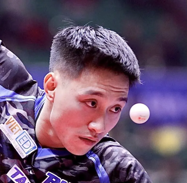 Đương kim vô địch đơn nam Đại hội thể thao toàn quốc - Nguyễn Anh Tú (Hà Nội) - có tham dự giải cây vợt xuất sắc toàn quốc năm nay. Ảnh: TIẾN HÙNG