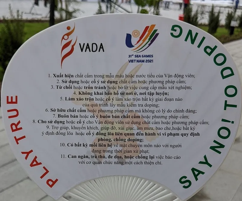 Thể thao SEA Games luôn nói không với doping trong bất kỳ trường hợp nào. Ảnh: TDTT