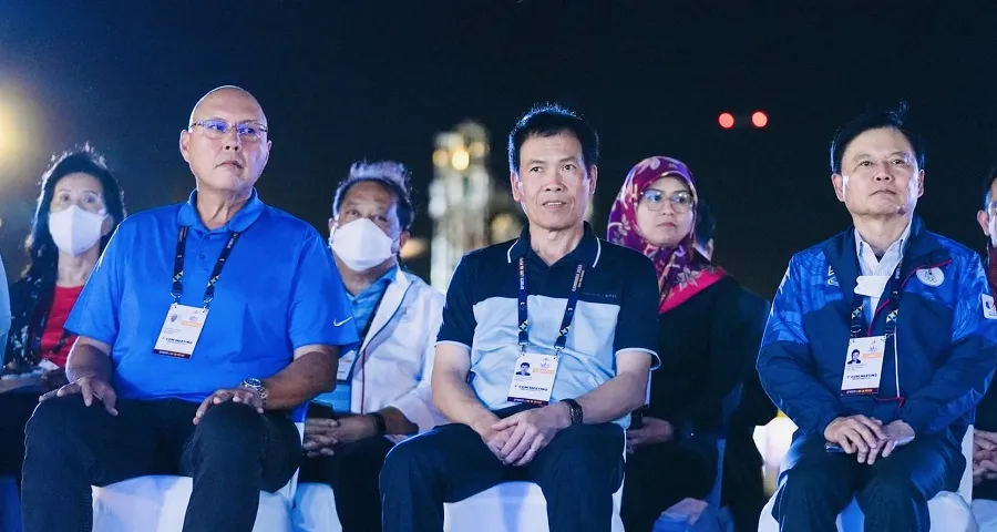 Đại diện Đoàn thể thao Việt Nam đã tham dự Hội nghị trưởng đoàn lần thứ nhất của SEA Games 32 vừa qua. Ảnh: CAMSOC