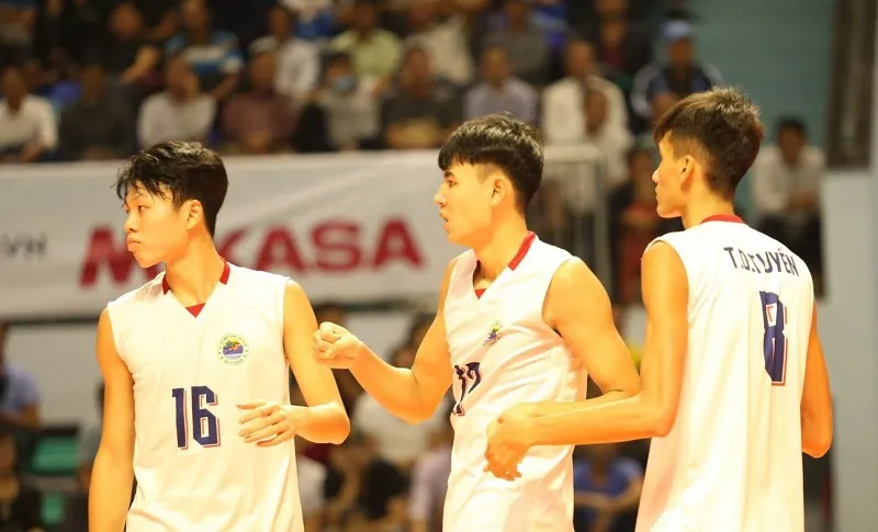 Cầu thủ Biên Phòng sẽ quyết tâm thi đấu hết khả năng tại vòng 1 giải vô địch quốc gia năm nay. Ảnh: MINH MINH