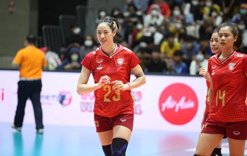 Phụ công Đinh Thị Trà Giang sẽ đánh thuê cho Ngân hàng Công thương ở vòng 1 giải vô địch quốc gia 2023. Ảnh: MINH MINH