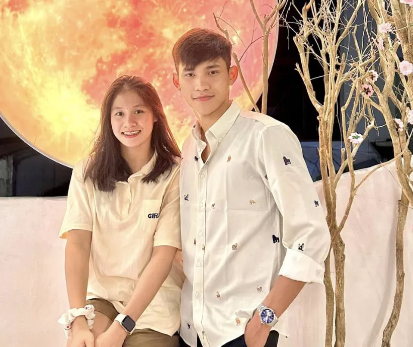 Mỹ Tiên và Thanh Bảo là một cặp rất đẹp của đội tuyển bơi Việt Nam lúc này. Ảnh: ỐC TIÊU