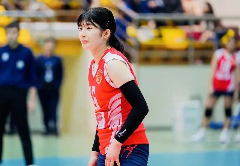 Tay đập người Nhật Bản Aimi Tsuzuki chưa thể giúp đội chủ nhà Bắc Ninh có chiến thắng trước Ninh Bình. Ảnh: T.THẢO