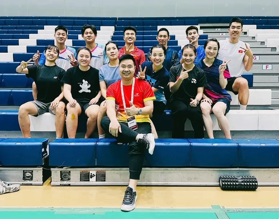 Đội cầu lông Việt Nam tại Thái Lan lúc này. Ảnh: BẰNG ĐỨC