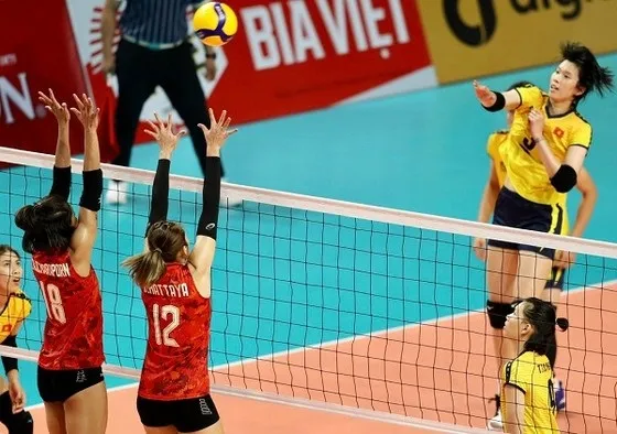 Bóng chuyền nữ Việt Nam rơi vào bảng có nhiều đối thủ mạnh tại giải vô địch châu Á 2023. Ảnh: DŨNG PHƯƠNG