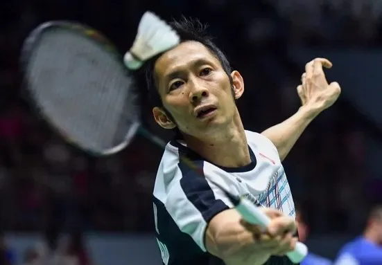 Tiến Minh chơi đầy nỗ lực trong trận đầu tại giải. Ảnh: D.P 