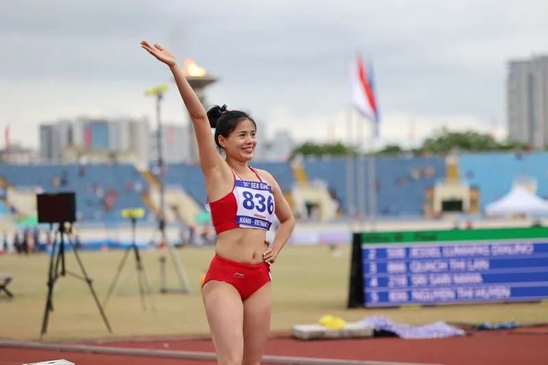 Nguyễn Thị Huyền đang là một trong những tuyển thủ được điền kinh Việt Nam kỳ vọng tại SEA Games 32. Ảnh: DŨNG PHƯƠNG