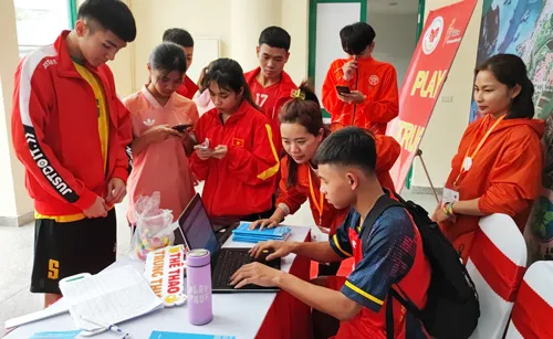 Các VĐV luôn được giáo dục về phòng, chống doping tại các kỳ Đại hội. Ảnh: MAI HOÀNG