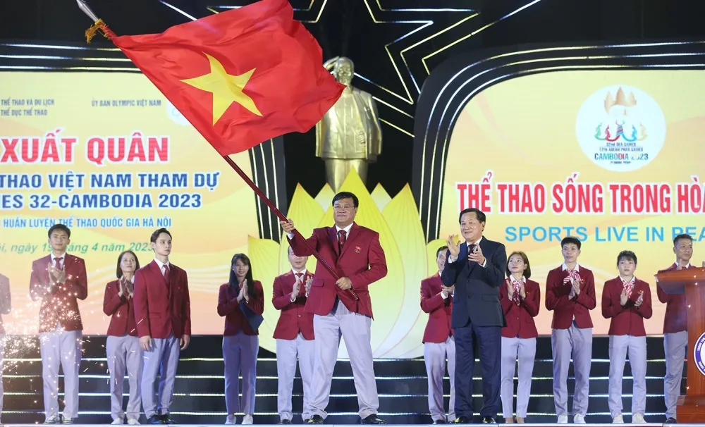 Thương hiệu đội tuyển thể thao Việt Nam đang có giá trị rất lớn nhưng nhà quản lý thể thao phải biết sử dụng để tìm những nguồn tài trợ phù hợp nhất. Ảnh: LƯỢNG LƯỢNG