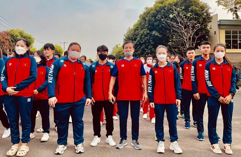 Các tuyển thủ của thể thao khu vực phía Nam rất tập trung cho kỳ SEA Games 32 này. Ảnh: MINH MINH