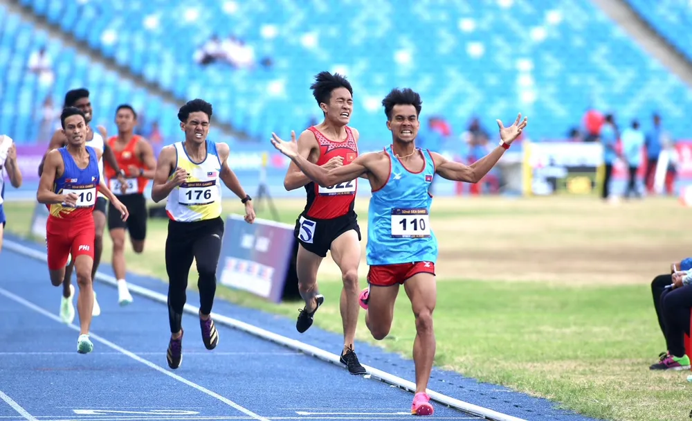 Lương Đức Phước để thua trước đối thủ chủ nhà Campuchia. Ảnh: DŨNG PHƯƠNG