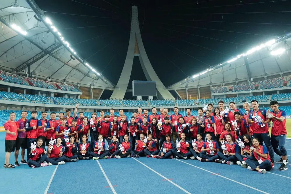 Đội tuyển điền kinh Việt Nam sẽ được thưởng lên tới 900 triệu đồng. Ảnh: MINH MINH