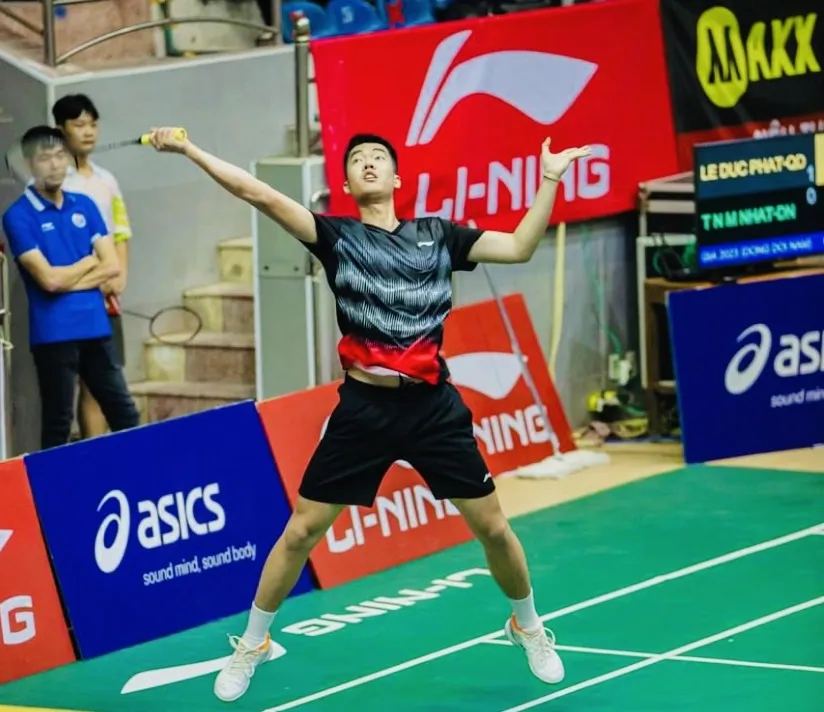 Lê Đức Phát đã chơi tốt ở trận chung kết để mang về cúp vô địch đồng đội toàn quốc sau 20 năm chờ đợi của thể thao Quân đội. Ảnh: VBF