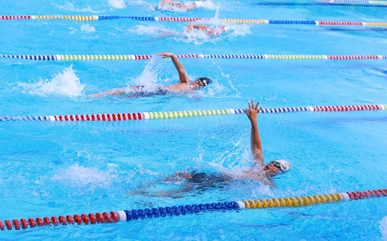 Các học sinh tham gia tranh tài ở Giải thể thao học sinh phổ thông toàn quốc 2023 vừa khép lại tại Đồng Tháp mới đây. Ảnh: BĐT