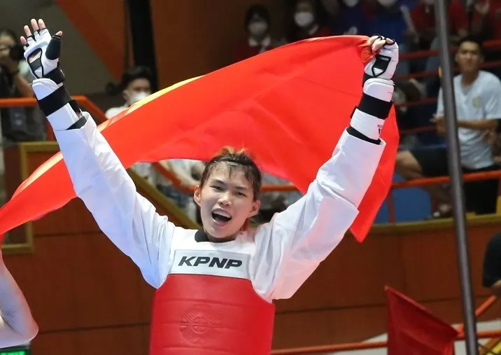 Võ sĩ Ánh Tuyết đã phải dừng bước ở giải vô địch thế giới 2023. Ảnh: D.P