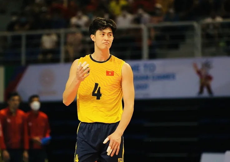 Chủ công Quản Trọng Nghĩa vẫn chưa thể lên tập trung cùng đội tuyển bóng chuyền nam Việt Nam dù đội tuyển đã tập được nửa tháng. Ảnh: DŨNG PHƯƠNG