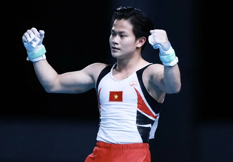 Tuyển thủ Khánh Phong là một trong những gương mặt triển vọng của TDDC nam Việt Nam lúc này. Ảnh: DŨNG PHƯƠNG