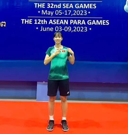 Vũ Thị Anh Thư đang được thi đấu các giải quốc tế để tích lũy chuyên môn thời gian qua. Ảnh: ANH THƯ