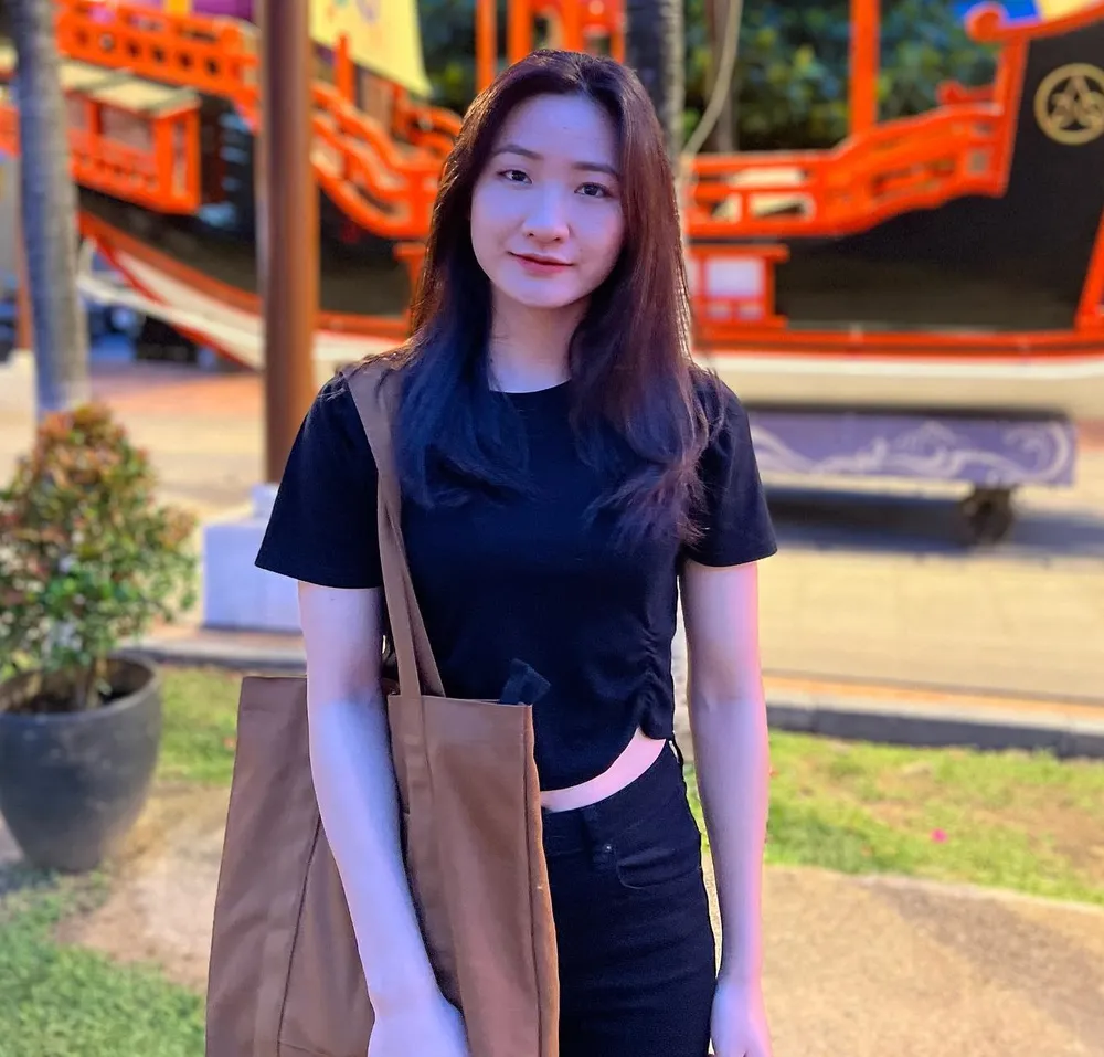 Sau sàn đấu, Hoàng Thị Mỹ Tâm là một cô gái có gương mặt khả ái được mọi người ngưỡng mộ. Ảnh: MỸ TÂM