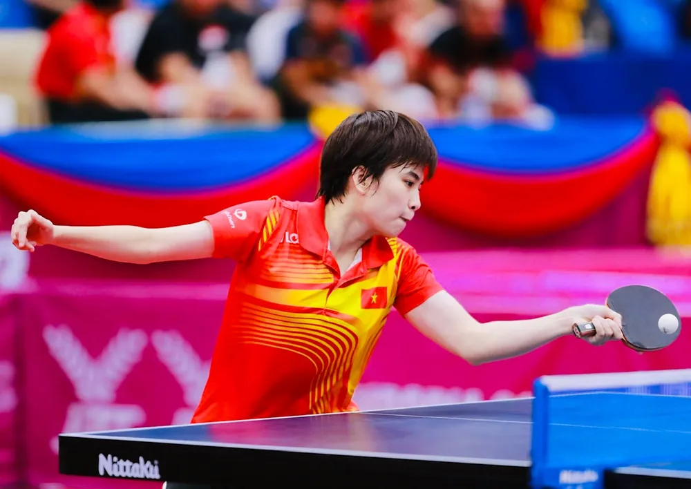 Nguyễn Khoa Diệu Khánh đang là đương kim vô địch quốc gia đơn nữ. Ảnh: DŨNG PHƯƠNG