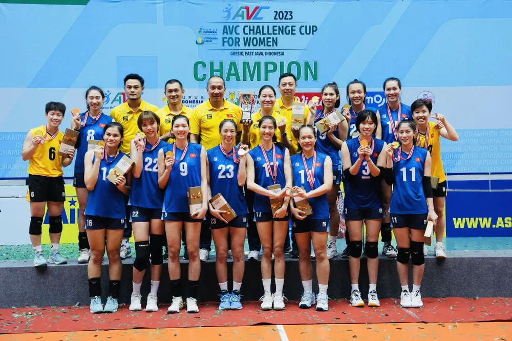 Đội tuyển bóng chuyền nữ Việt Nam có thể không có Thanh Thúy tại ASIAD 19-2022. Ảnh: VFV