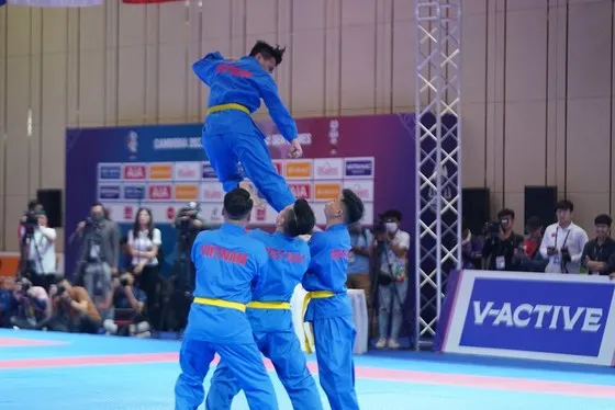 Người hâm mộ rất chờ đợi môn vovinam sẽ được lựa chọn là môn thi đấu chính thức của SEA Games 33-2025 tại Thái Lan. Ảnh: DŨNG PHƯƠNG