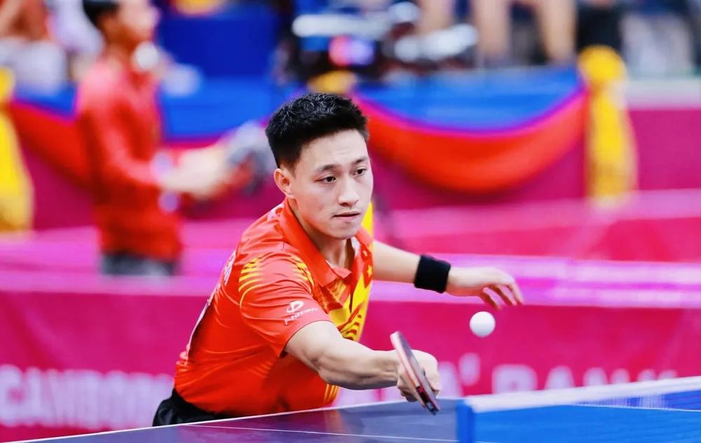 Nguyễn Anh Tú là tay vợt nam số 1 Việt Nam thời điểm hiện tại. Ảnh: DŨNG PHƯƠNG