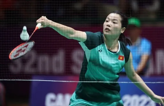Thùy Linh đã dừng bước tại vòng một đơn nữ giải vô địch thế giới 2023. Ảnh: DŨNG PHƯƠNG