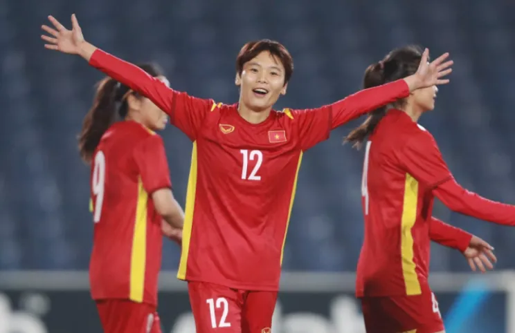 Cầu thủ Hải Yến được đề nghị xem xét tặng danh hiệu "Công dân thủ đô ưu tú" năm 2023. Ảnh: TTHN