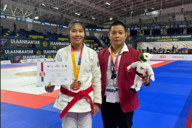 Võ sĩ Đặng Thị Huyền là một trong những gương mặt tập huấn tại Philippines và dự ASIAD 19. Ảnh: JVN