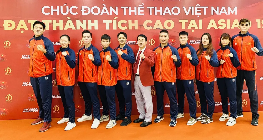 Tuyển karate Việt Nam quyết tâm thi đấu tại ASIAD 19. Ảnh: MINH MINH