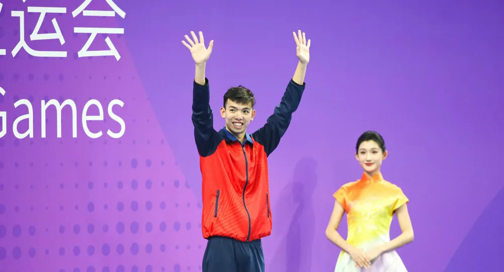 Nguyễn Huy Hoàng đang tự tin trở lại sau khi đã giành được huy chương và có chuẩn Olympic nhờ kết quả tại ASIAD 19. Ảnh: LƯỢNG LƯỢNG