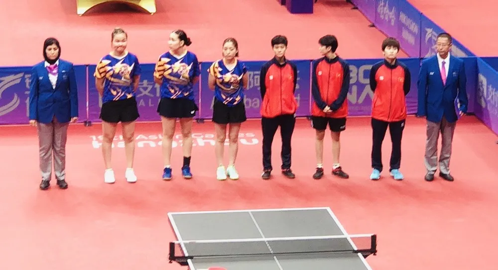 Các tay vợt nữ của bóng bàn Việt Nam có được kết quả tốt khi vào tứ kết đồng đội năm nay. Ảnh: MINH MINH