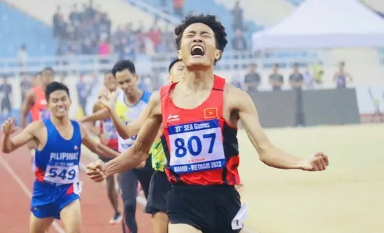 Lương Đức Phước đang lấy lại cảm giác thi đấu tốt nhất của mình như từng có tại SEA Games 31. Ảnh: DŨNG PHƯƠNG