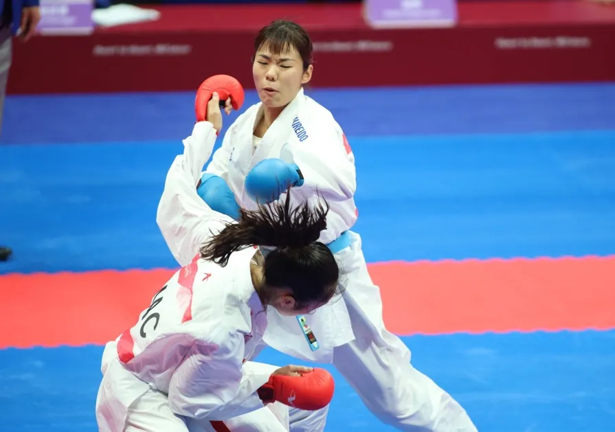 Nguyễn Thị Ngoan đã có kì thi đấu ASIAD 19 đáng nhớ. Ảnh: ĐOÀNTTVN