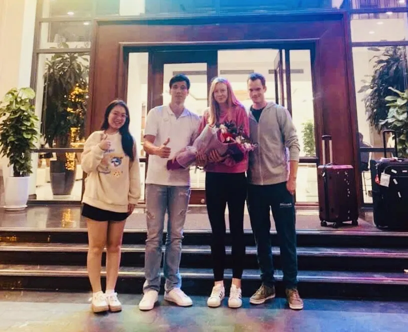 Đội nữ Thái Bình đã thuê được ngoại binh người Slovenia dự vòng hai giải vô địch quốc gia năm nay. Ảnh: G.THÁI BÌNH