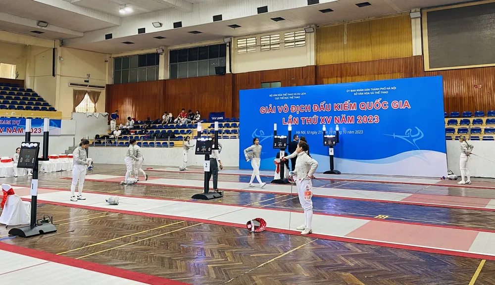 Năm nay, đấu kiếm chỉ tổ chức duy nhất một giải trong nước là vô địch quốc gia 2023. Ảnh: MINH MINH