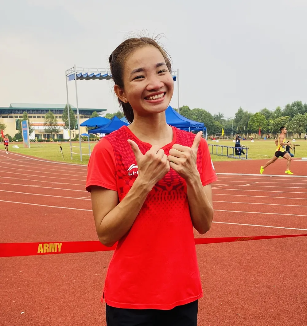 Tuyển thủ Nguyễn Thị Oanh (Bắc Giang) vẫn là một trong những gương mặt trọng điểm nhưng điền kinh Việt Nam sẽ tìm được ai kế cận cô trong tương lai xa còn là dấu hỏi. Ảnh: MINH MINH