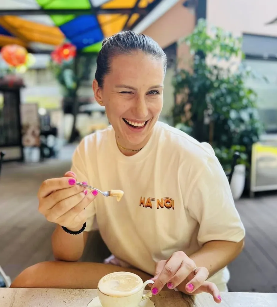 Cầu thủ Polina là một trong những chủ công ngoại đã thi đấu thành công tại Việt Nam ở năm 2022. Ảnh: POLINA