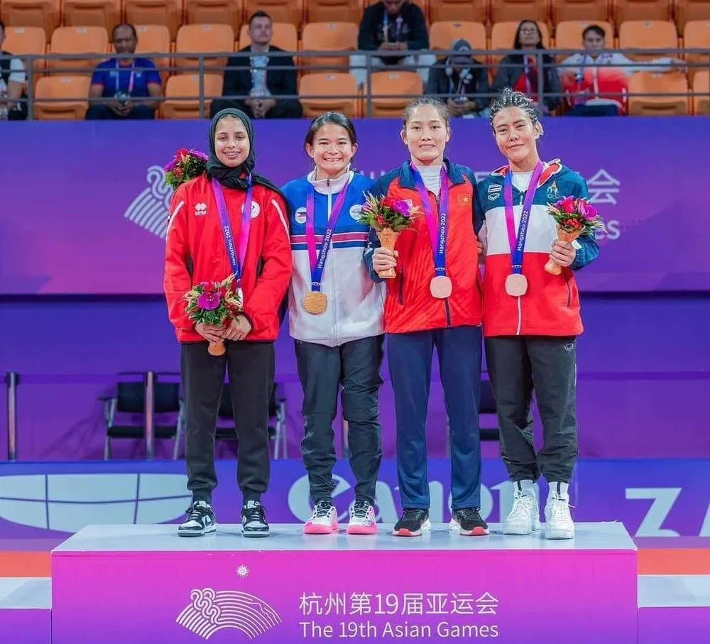 ASIAD 19 là một trong những giải đấu để lại kỉ niệm cho cá nhân Phùng Thị Huệ ở sự nghiệp VĐV. Ảnh: HUỆ PHÙNG