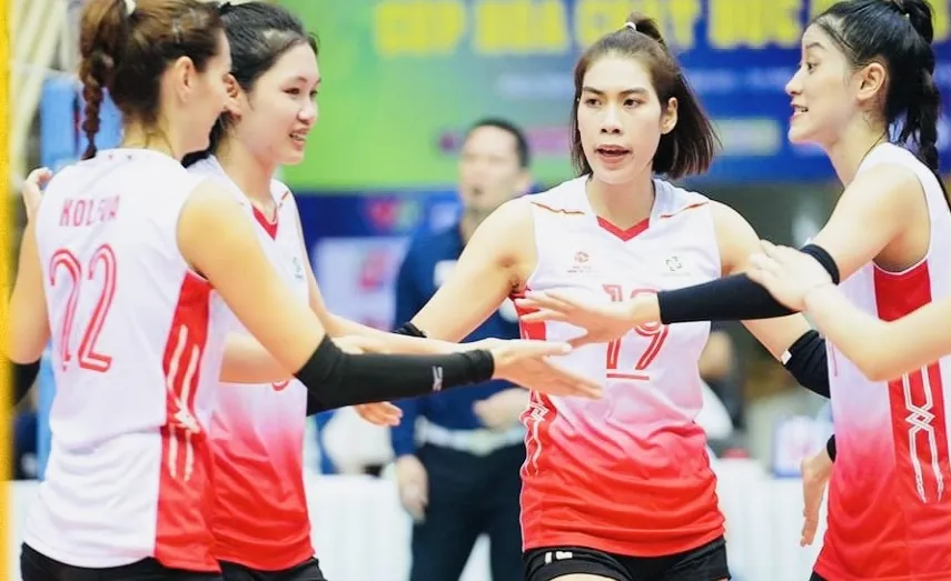 Cầu thủ nữ Binh chủng Thông tin Tường Tươi Bình Phước có chiến thắng ở ngày cuối của vòng 2 năm nay. Ảnh: VIETCONTENT