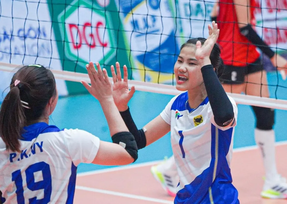 Cầu thủ VTV Bình Điền Long An đang được đánh giá cao ở lượt bán kết lần này. Ảnh: BÓNG CHUYỀN VIỆT NAM